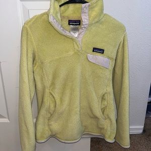 Neon yellow Patagonia pullover